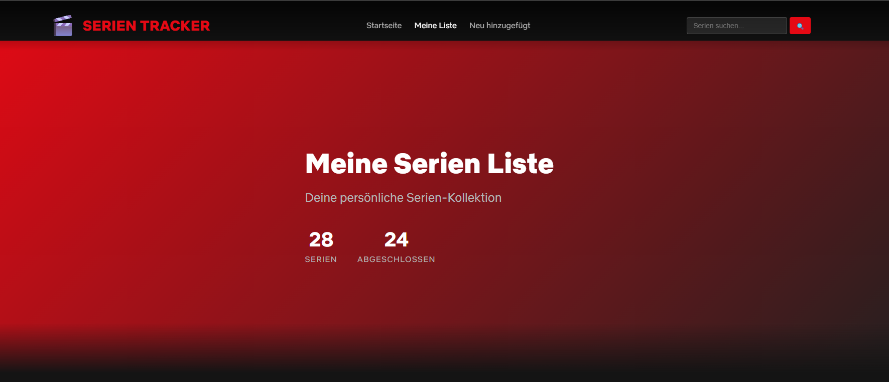 Serien-Tracker für Zuhause